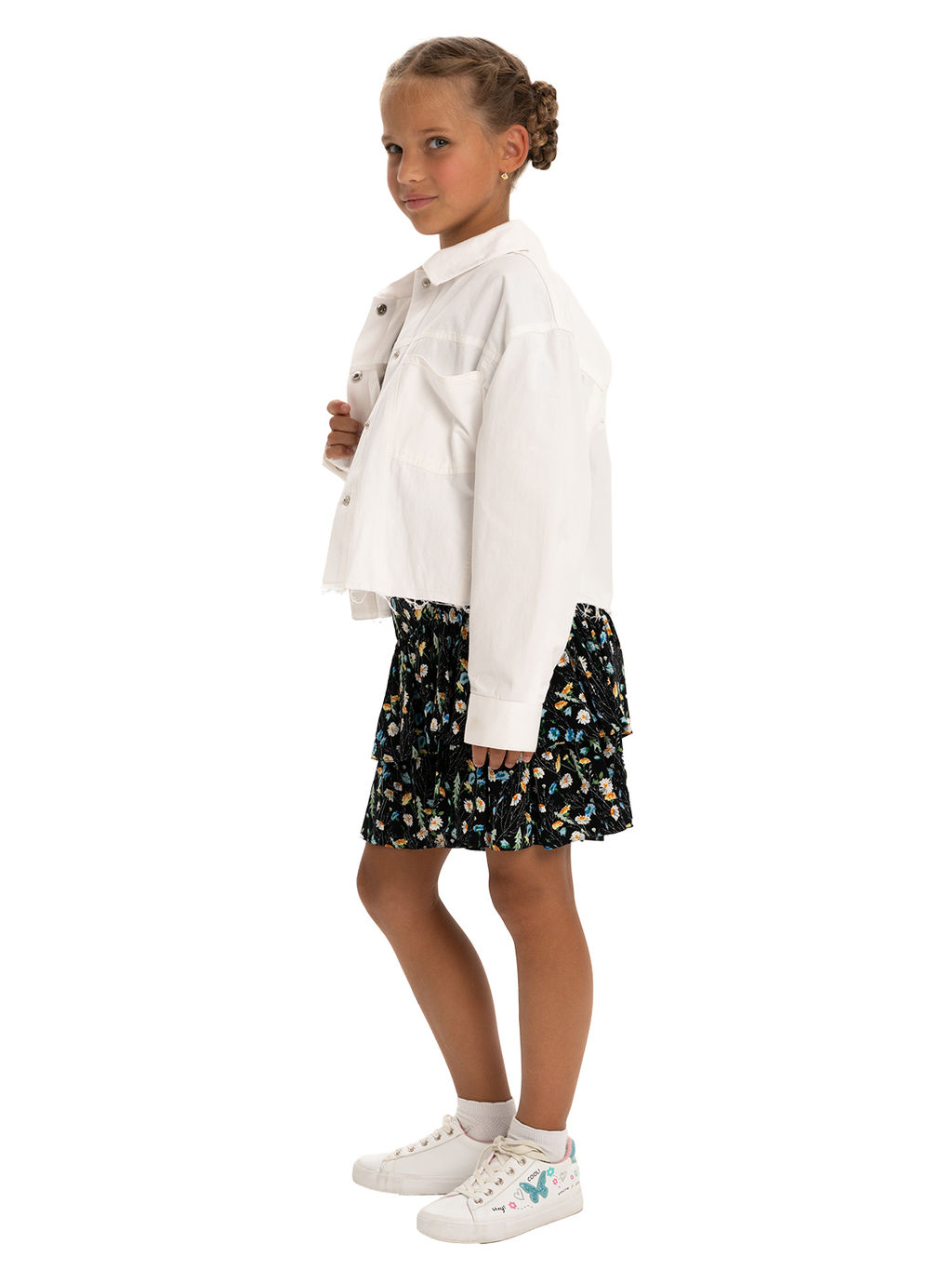 Юбка-шорты для девочки О56423 - Карамелли фото 3