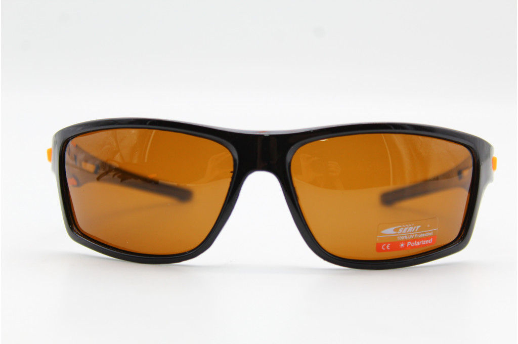 Солнцезащитные очки Serit Polarized 308 C2 КОРИЧНЕВЫЕ