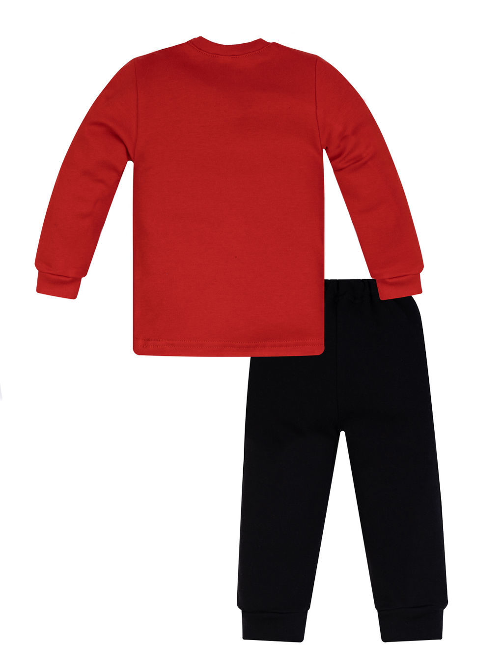 Костюм детский красныйчерный рисунок пингвин