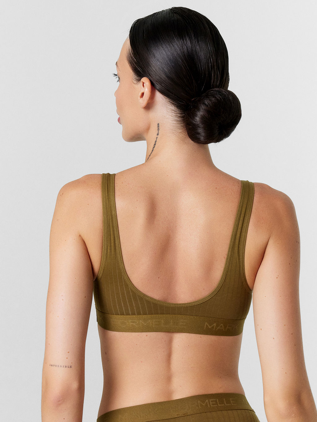 Бюстье Mark Formelle из хлопка с эластаном хаки  фото 6