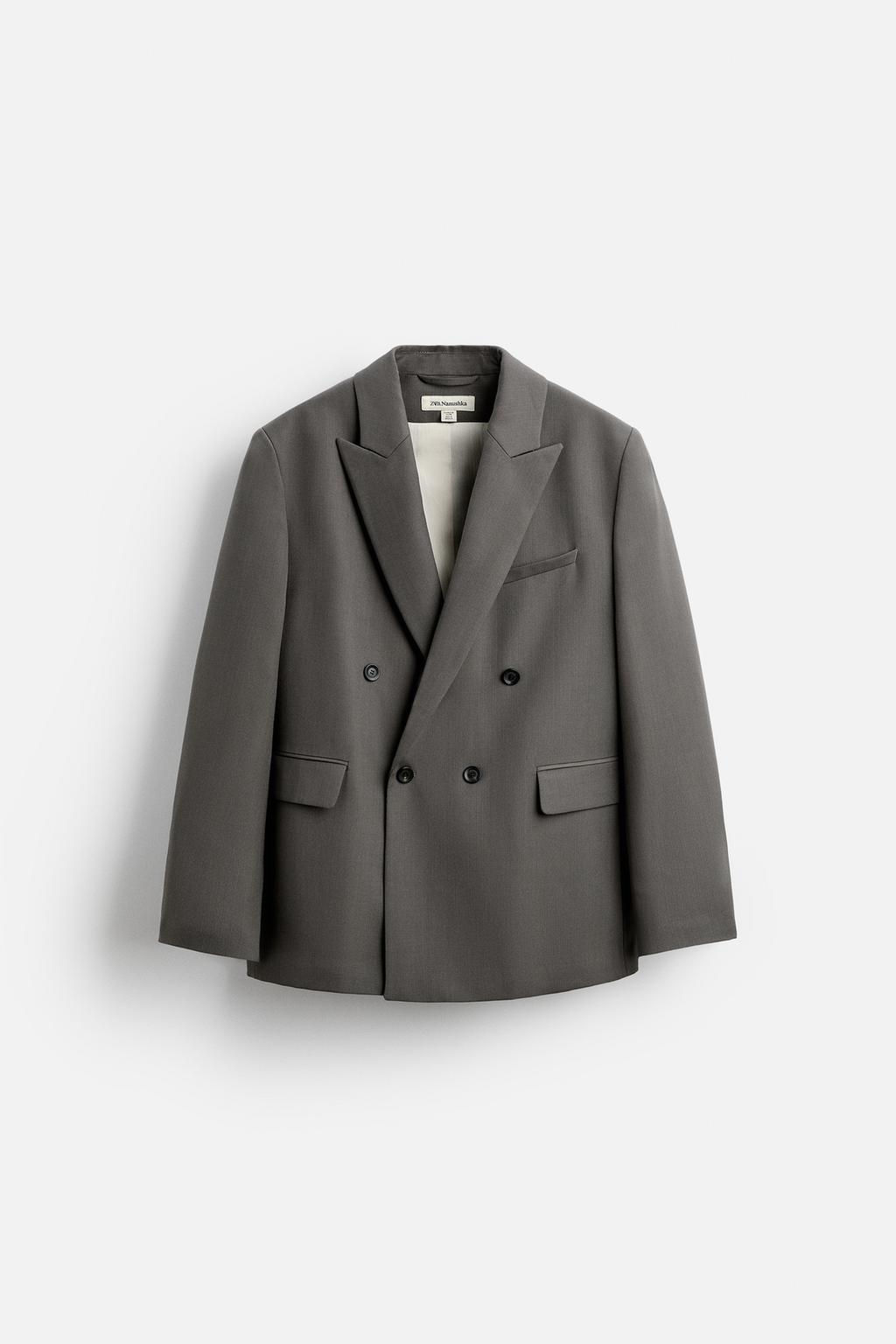 DOUBLE-BREASTED SUIT BLAZER X NANUSHKA - Zara фото 16