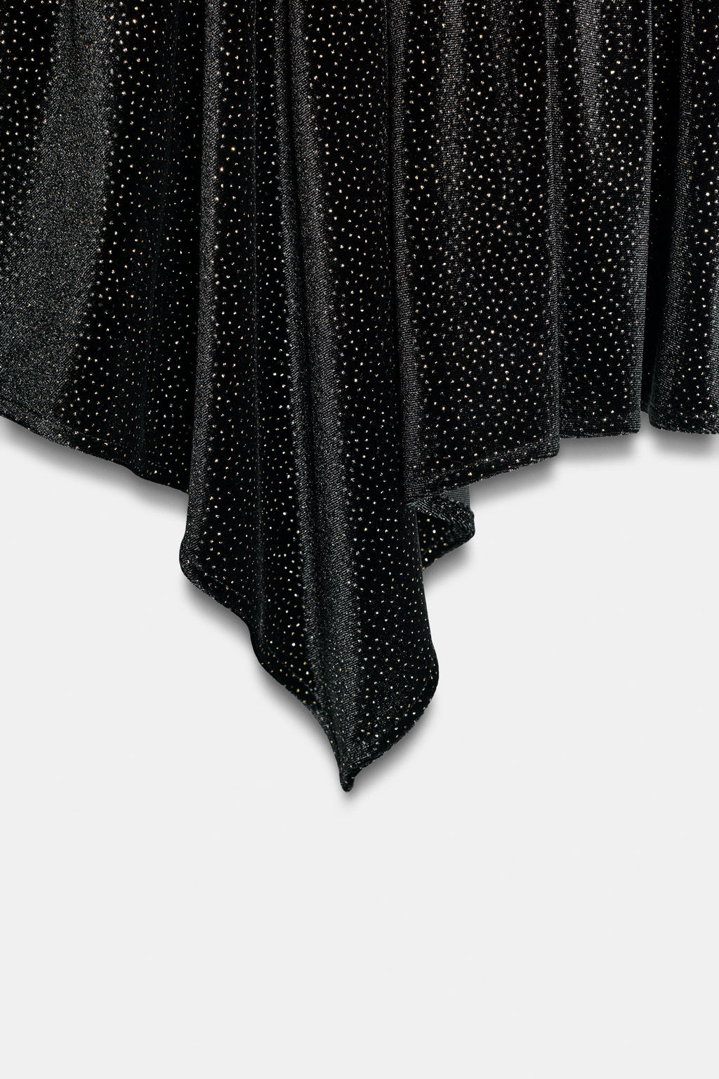 SPARKLY VELVET MINI DRESS - Zara фото 12