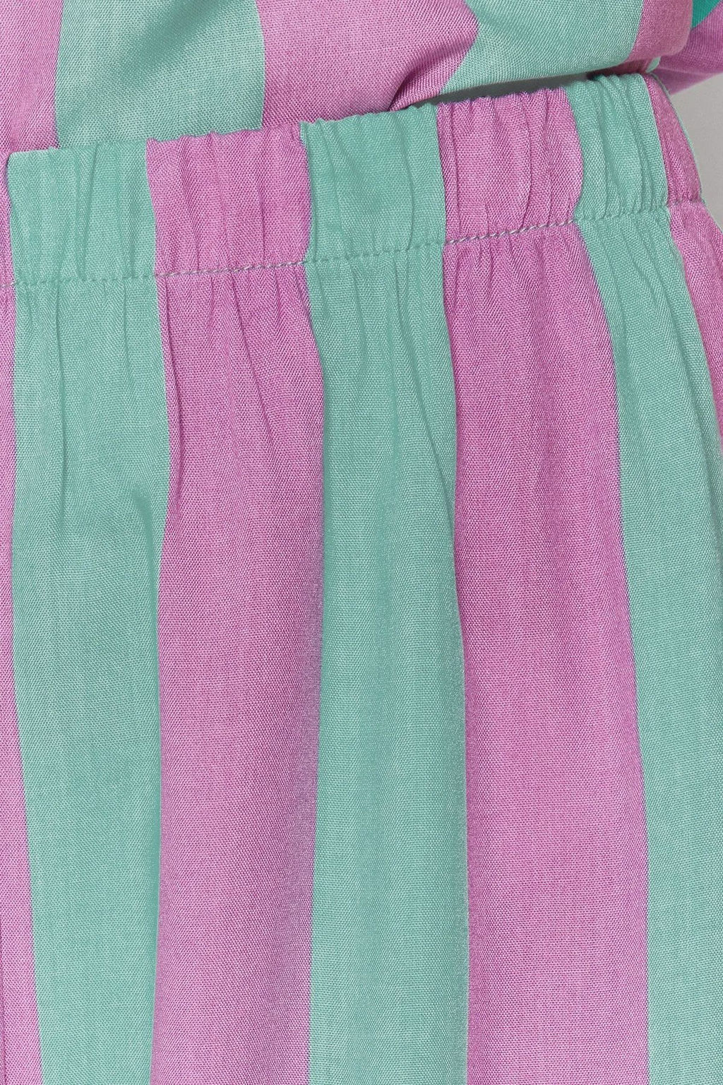 Trendyolmilla Pembe Cizgili Ip Ask?l? Viskon Sortlu Dokuma Pijama Tak?m? THMSS23PT00225 фото 22