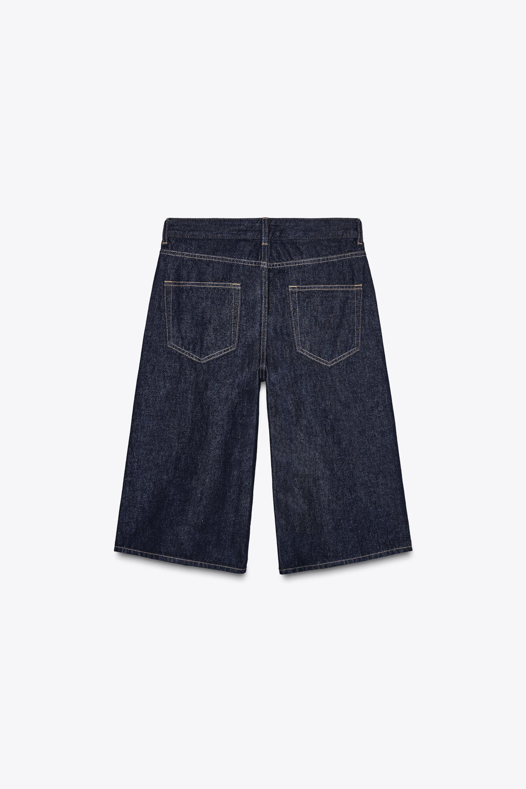 ZW COLLECTION LONG DENIM BERMUDA SHORTS - Zara фото 7