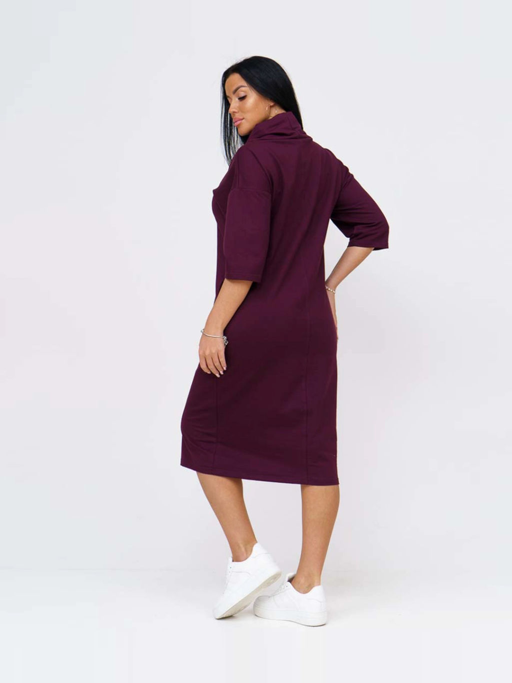 Платье женское, цвет бордо