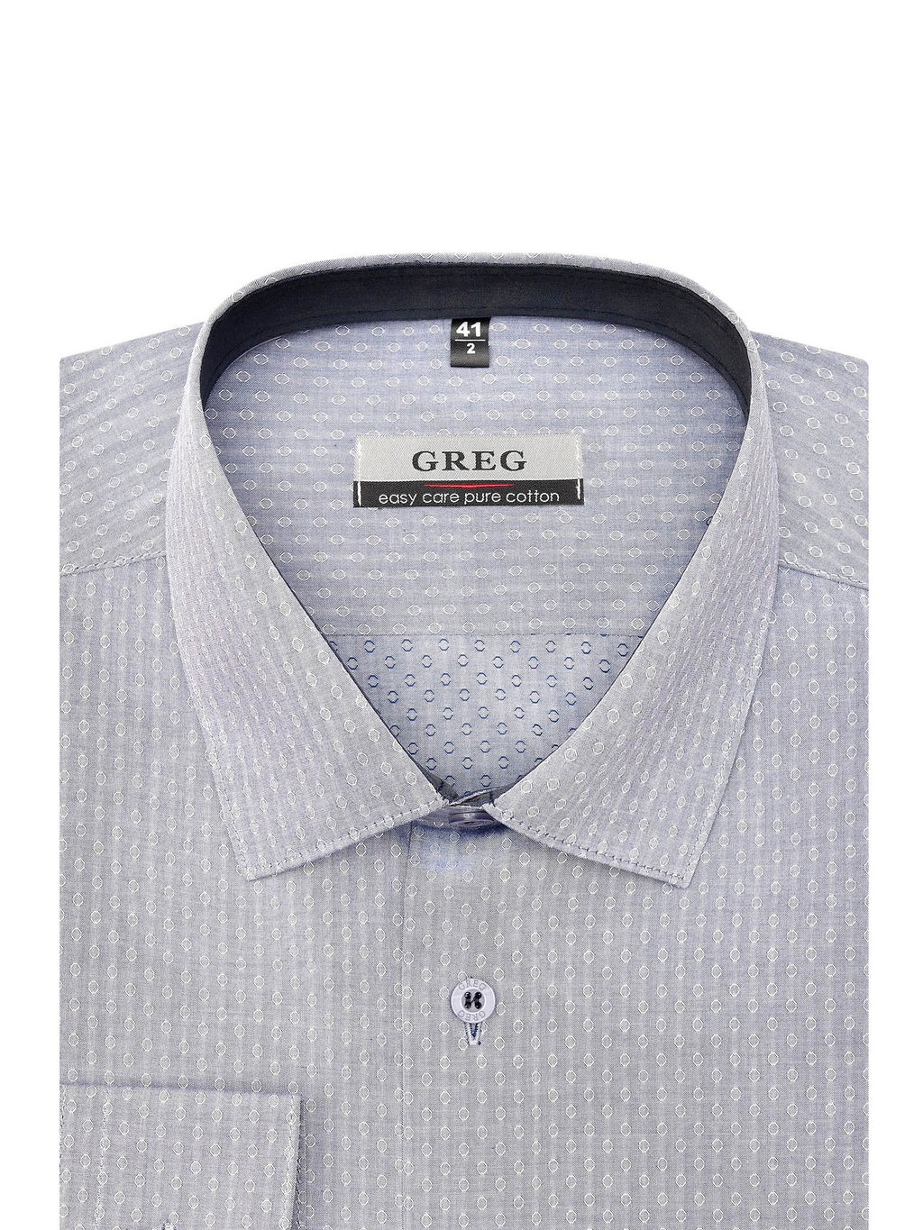 Сорочка мужская длинный рукав GREG 323/211/6049/1  фото 2