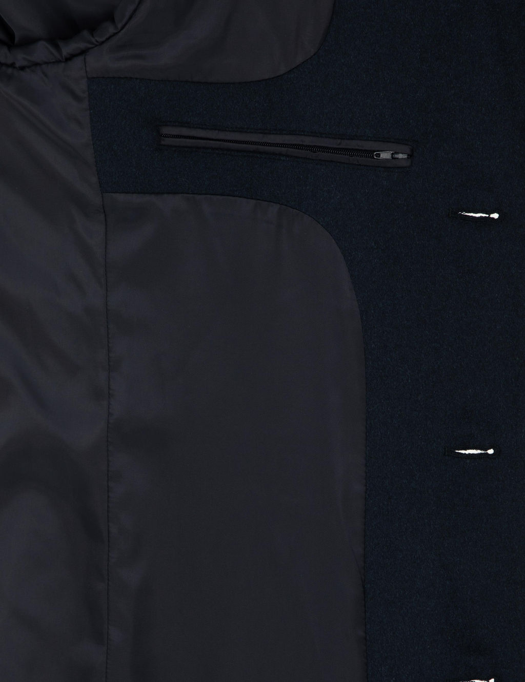 Lacivert Ekstra Slim Fit Y_n Kar___ml_ Ka_e Kaban - Pierre cardin фото 6