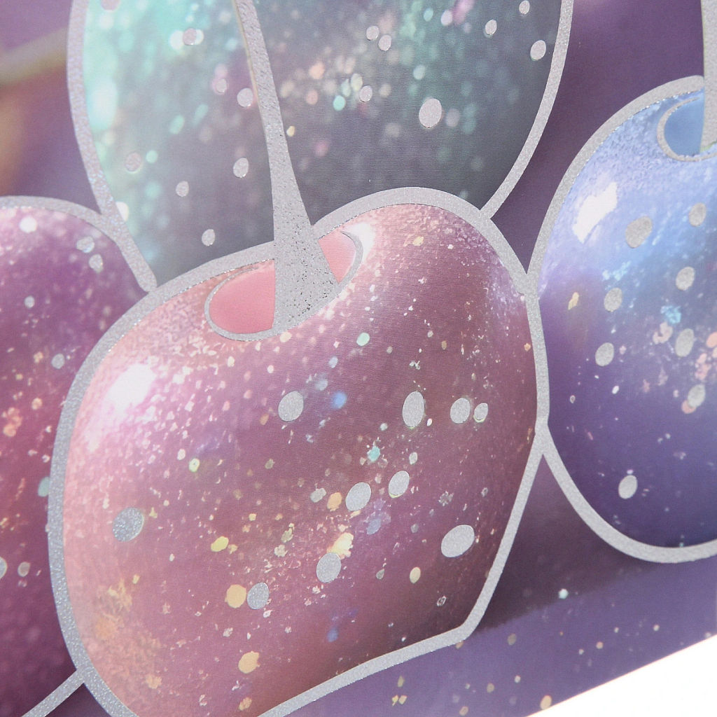 Пакет подарочный "Яблочки" 31*40*12 см