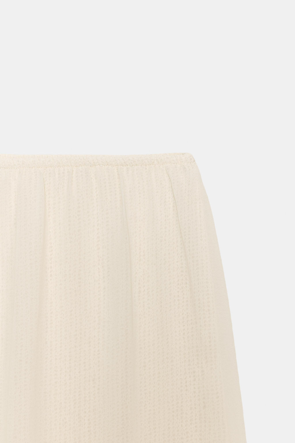 FALDA MIDI EFECTO DOBLE / Crudo - Zara фото 8