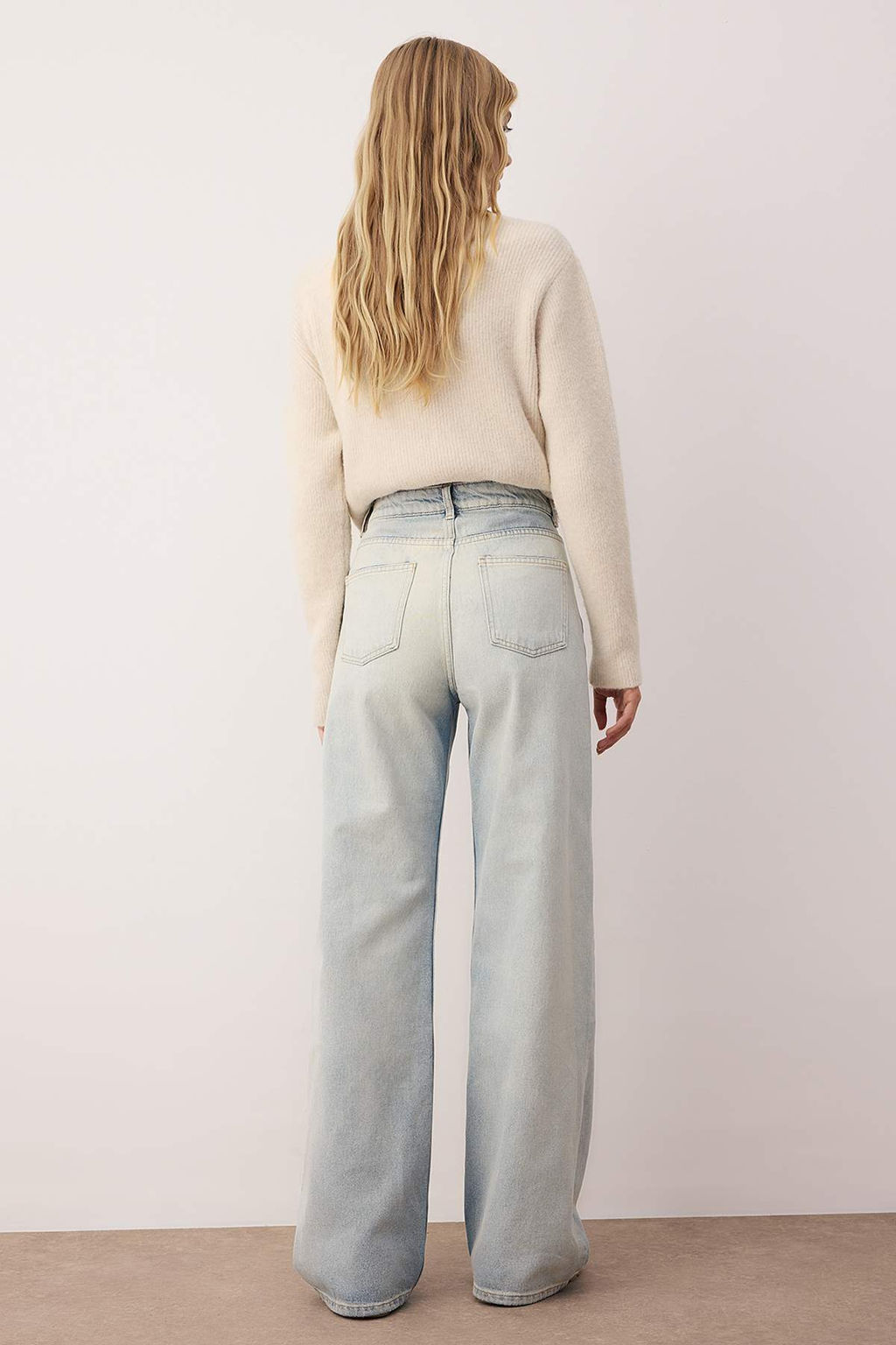 Mavi Vintage Y?kama Yuksek Bel Genis Paca Wide Leg Jeans TWOAW26JE00072 - Trendyolmilla фото 4