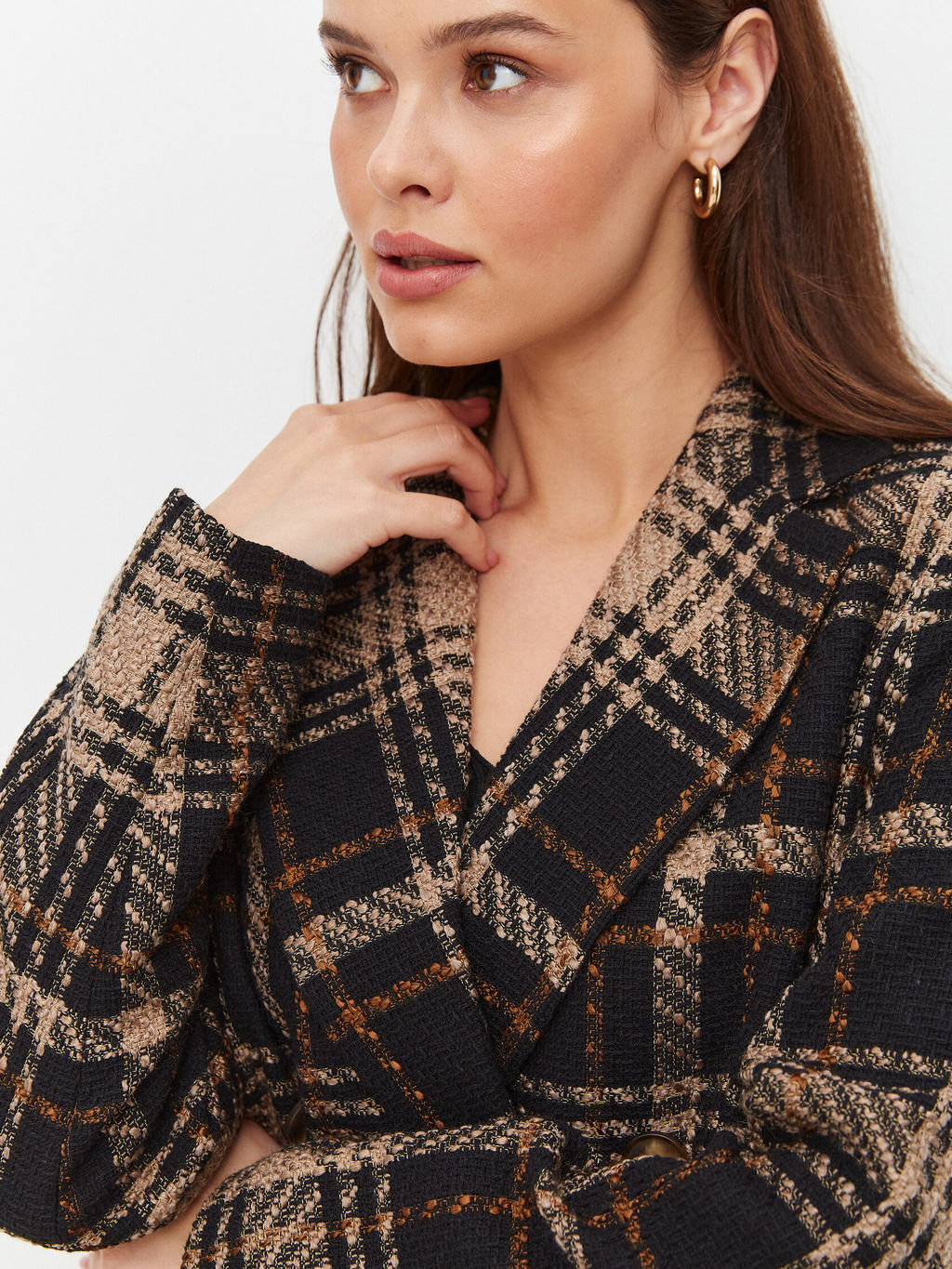 Двубортный пиджак из фактурной ткани - TO BE ONE фото 3