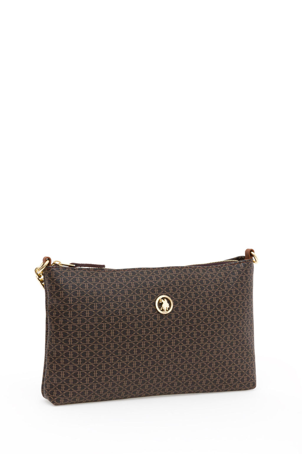 U. S. Polo Assn Женская коричневая сумка через плечо - U.s. polo assn фото 2