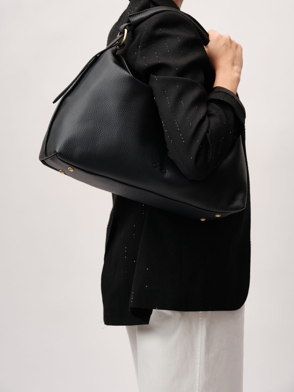 Кожаная сумка Andrea DBR 31374 черный фото 14