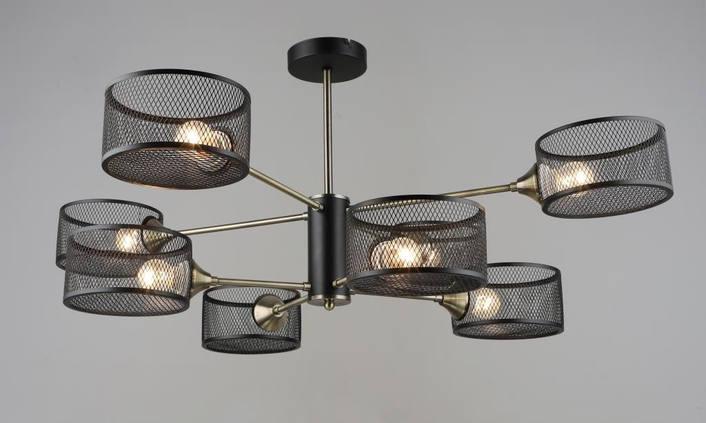 Люстра Модерн MS-000600-8BK