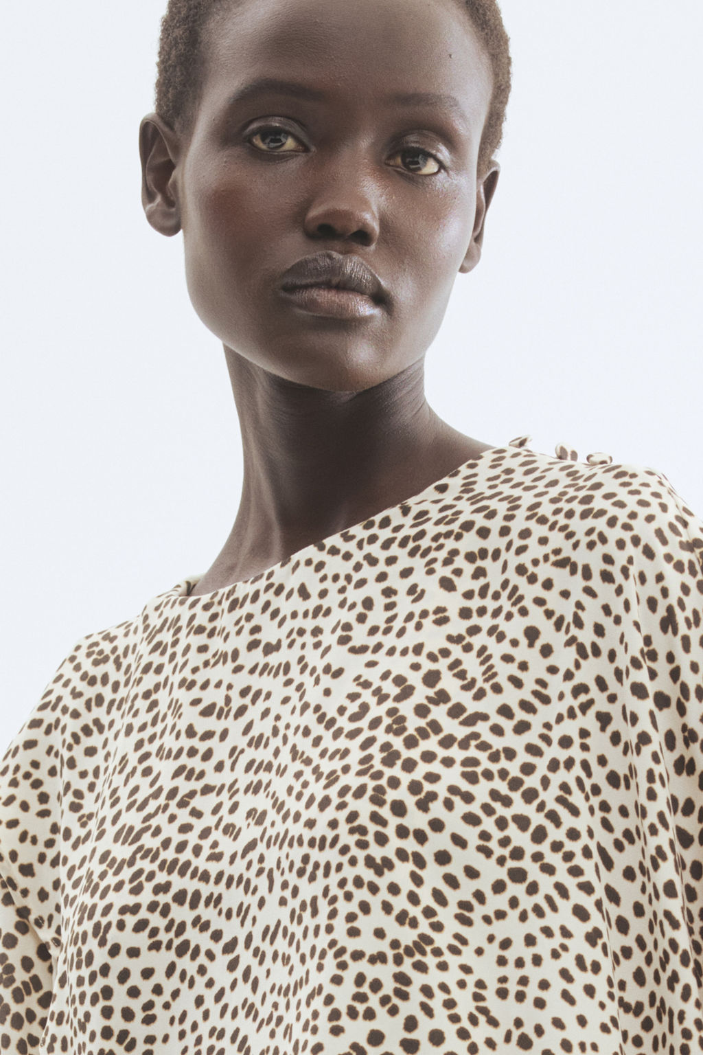 Blusa con capa decorativa - H&m фото 6