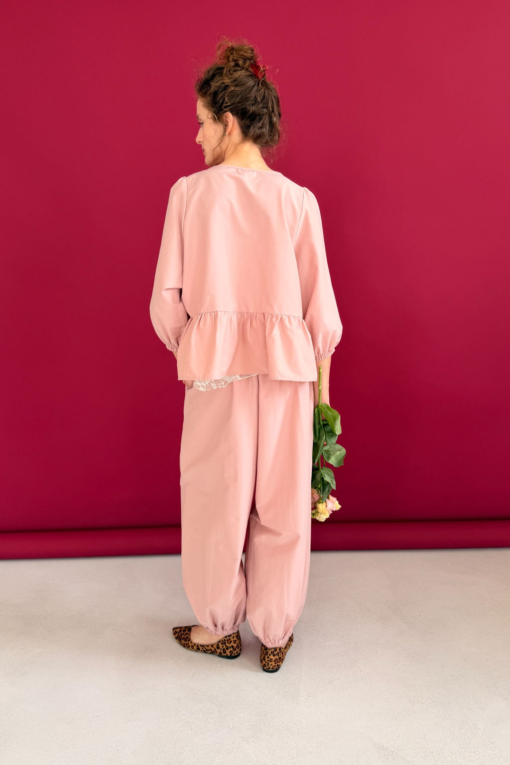 Брюки АЛАДДИН112/04/Пудровый - M&G all natural фото 6