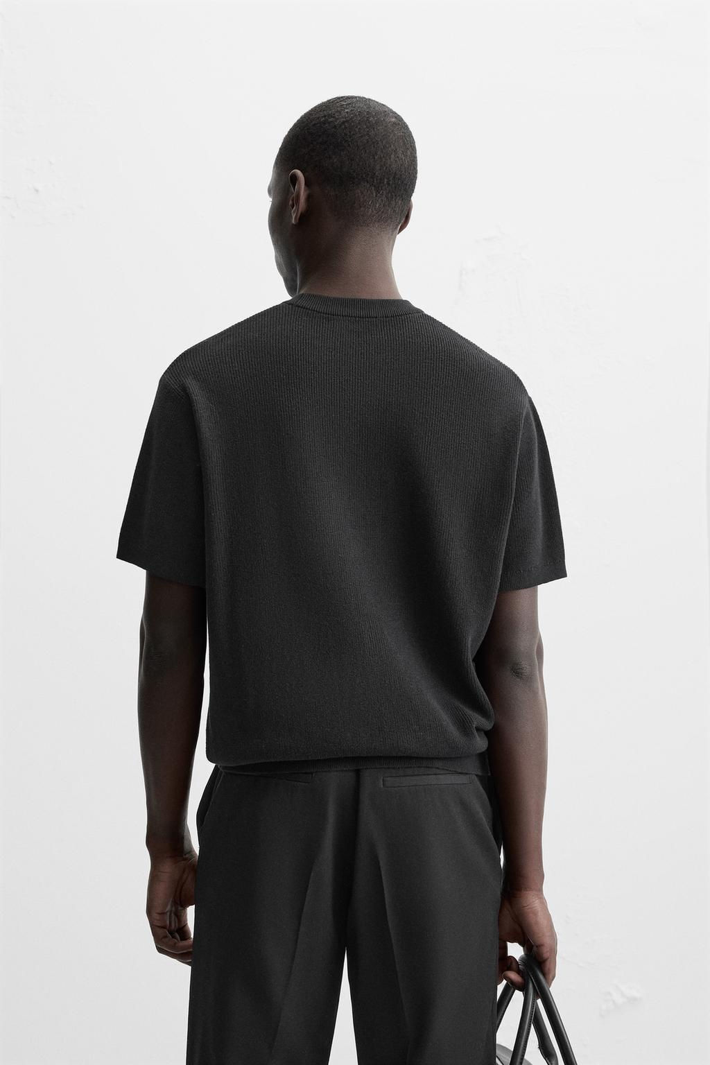 PEARL KNIT T-SHIRT - Zara фото 12