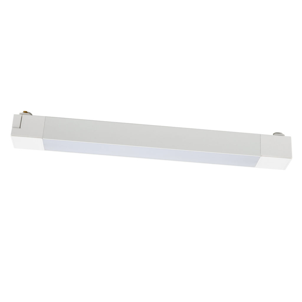ULB-Q281 20W/4000K WHITE Светильник-прожектор светодиодный трековый. Линейный. 1600 Лм. Белый свет (4000К). Корпус белый. ТМ Volpe