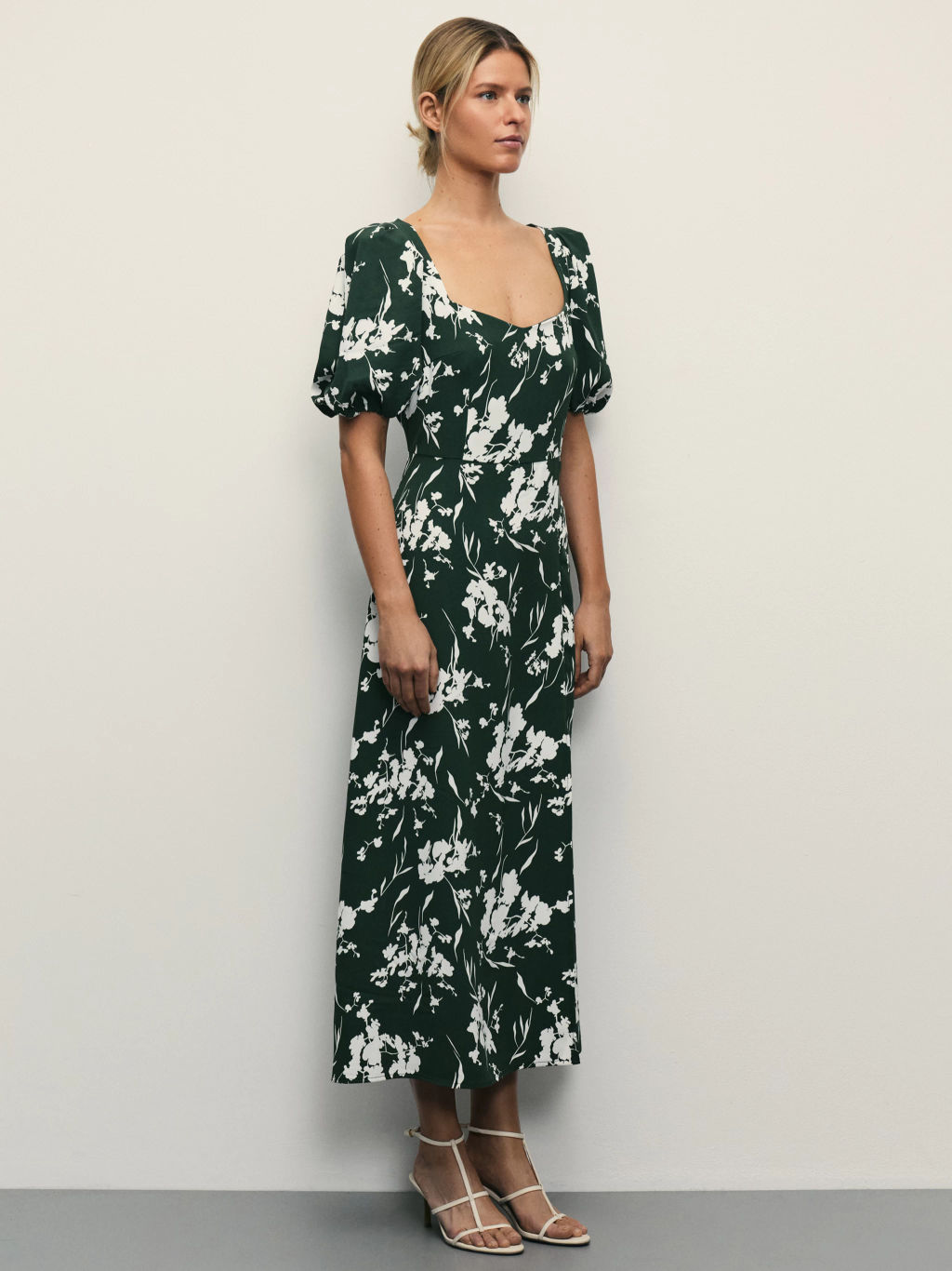 Платье миди с цветочным принтом / Zarina  фото 3