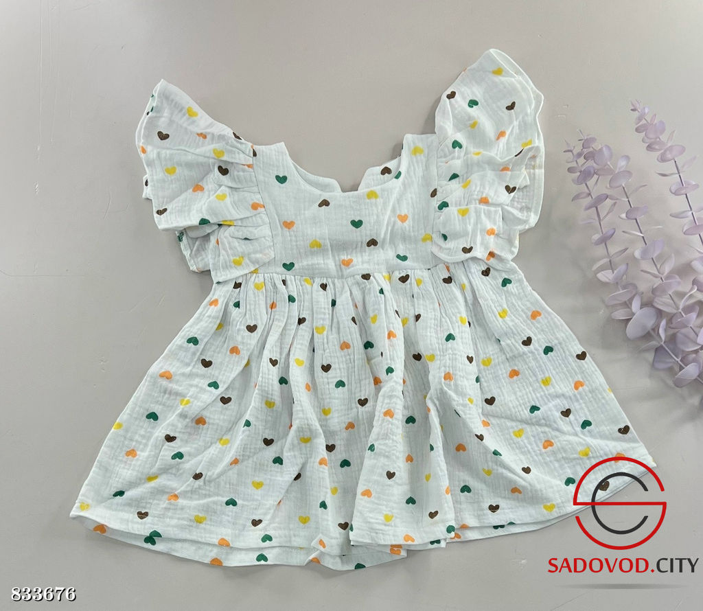 Муслиновое платье для девочек