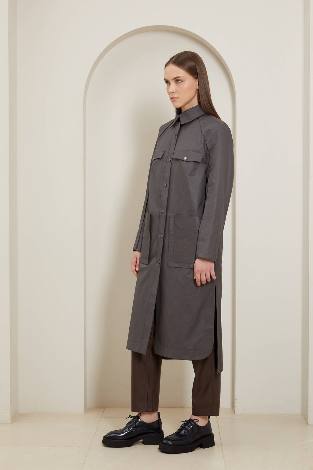 Плащ женский арт. 251S - Ultramarine фото 2