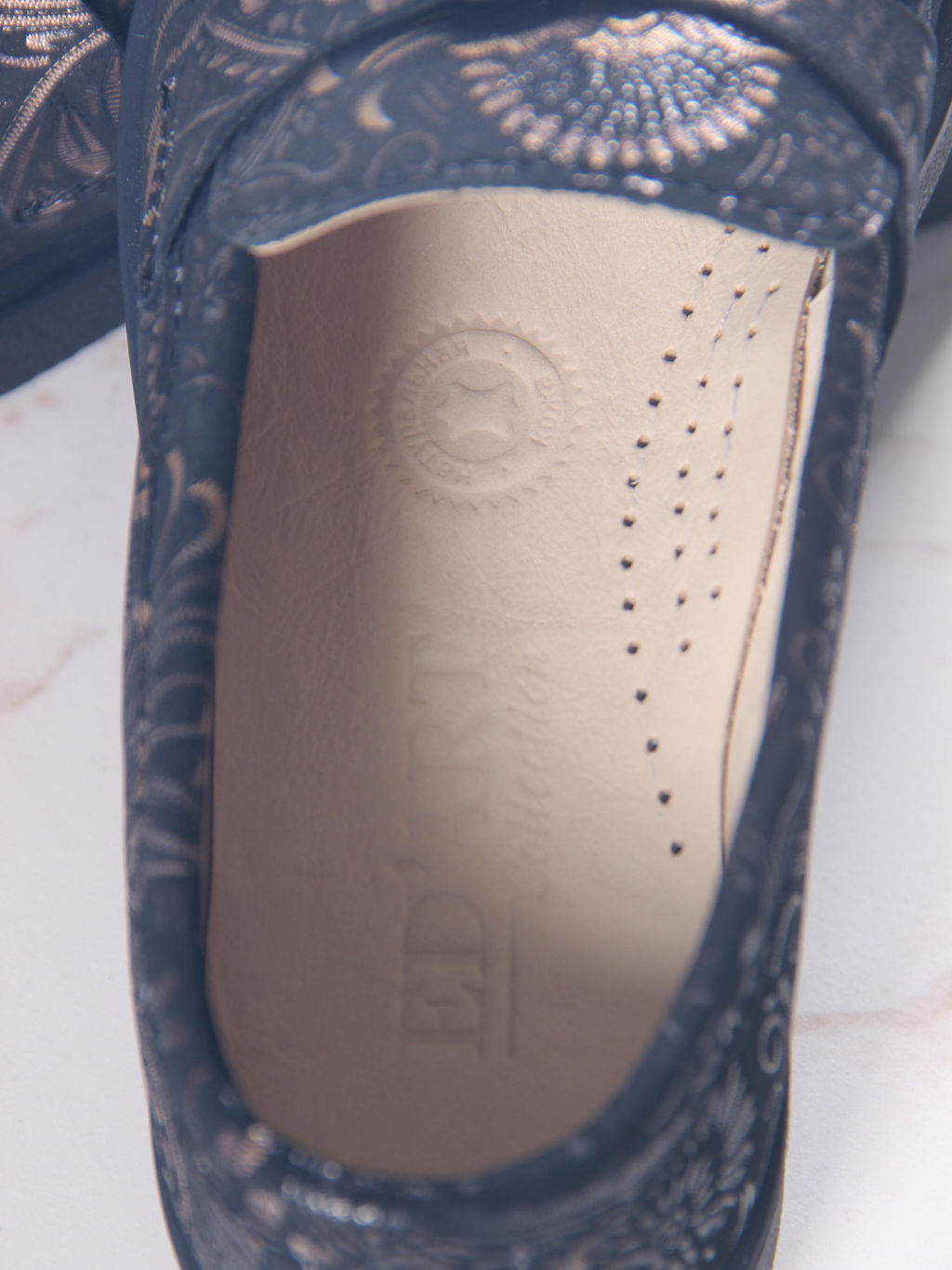 Лоферы лоферы EDART 170.2699bl. Черный грация  фото 9