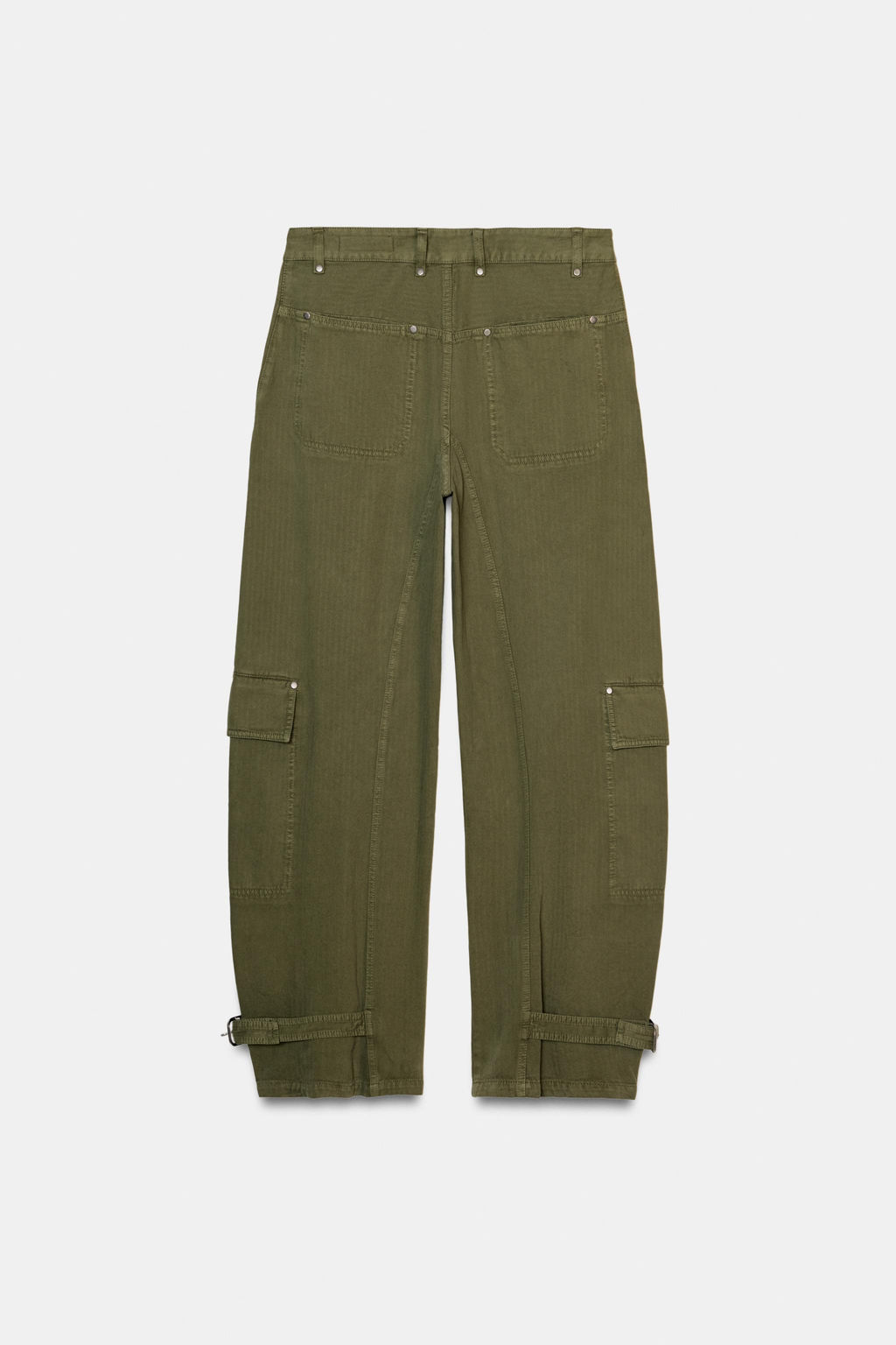 ZW COLLECTION BARREL CARGO TROUSERS - Zara фото 5