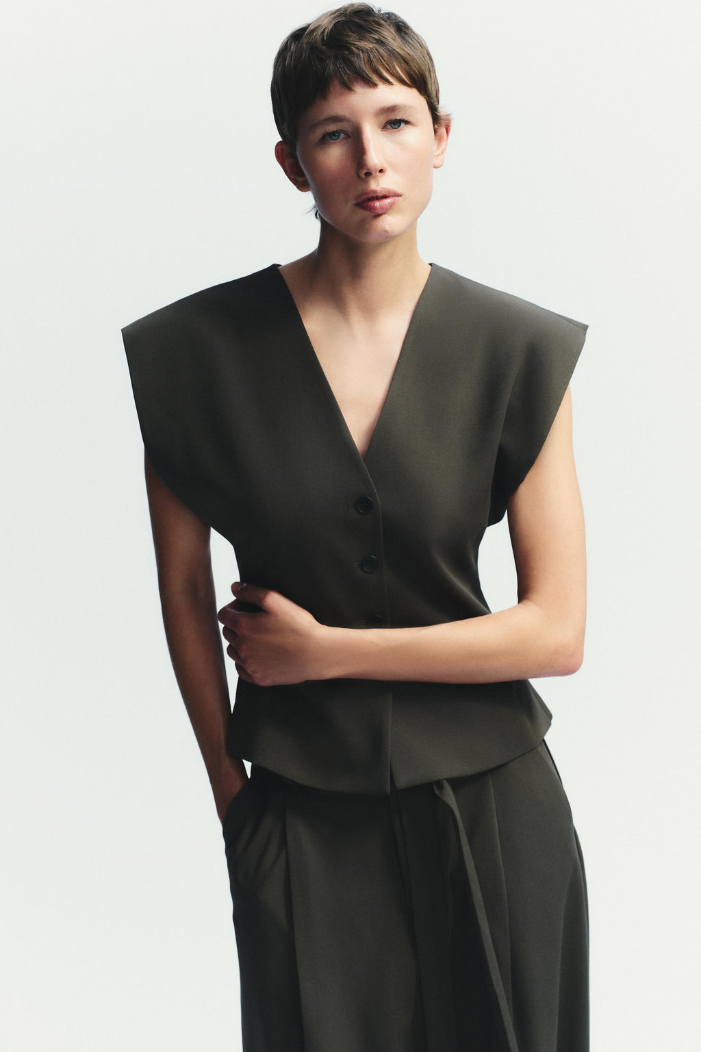 PINSTRIPE WAISTCOAT - Zara фото 3