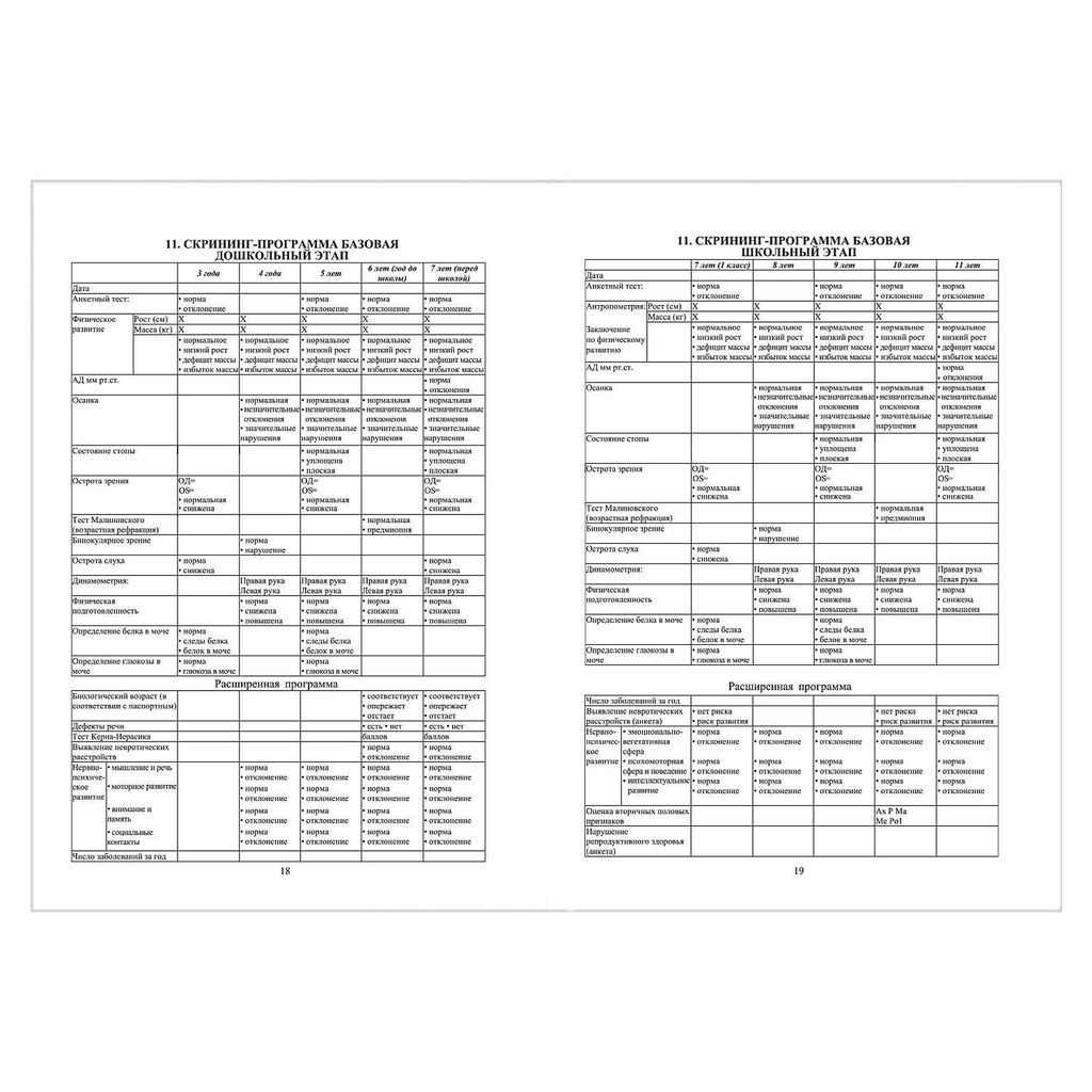 Цена за 2 шт. Медицинская карта ребёнка по форме N 026/У-2000, 200х260 мм, 16 л, арт. 58122 ПЛАНЕТА ЗДОРОВЬЯ