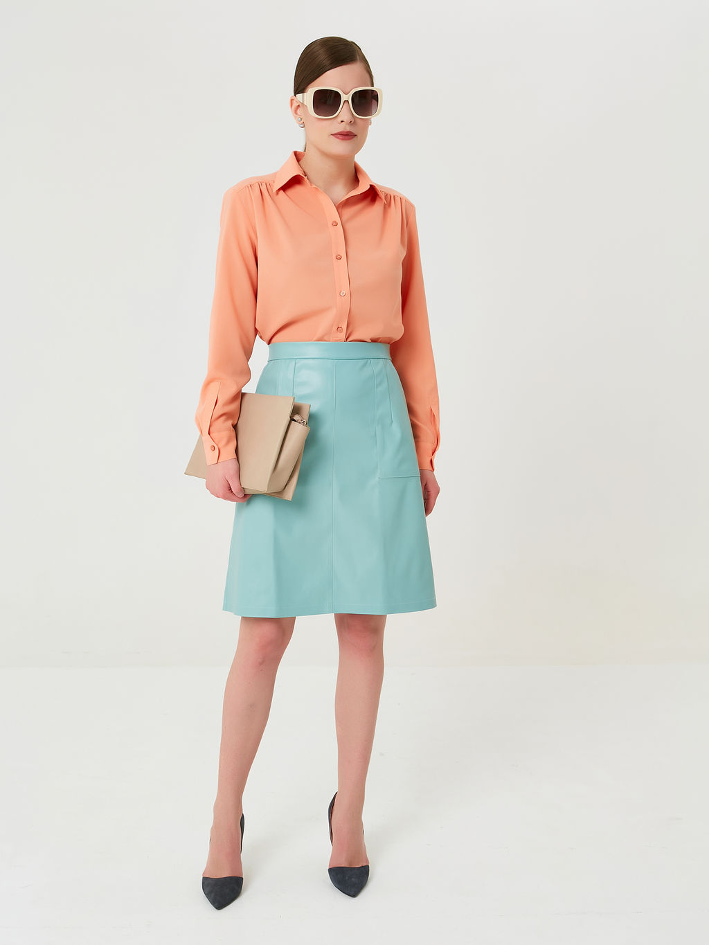 Блуза из креп-шифона - Priz фото 9