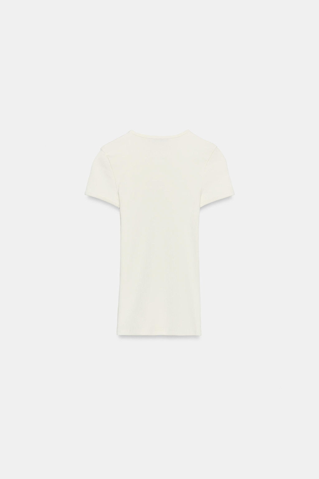 RIBBED T-SHIRT - Zara фото 13