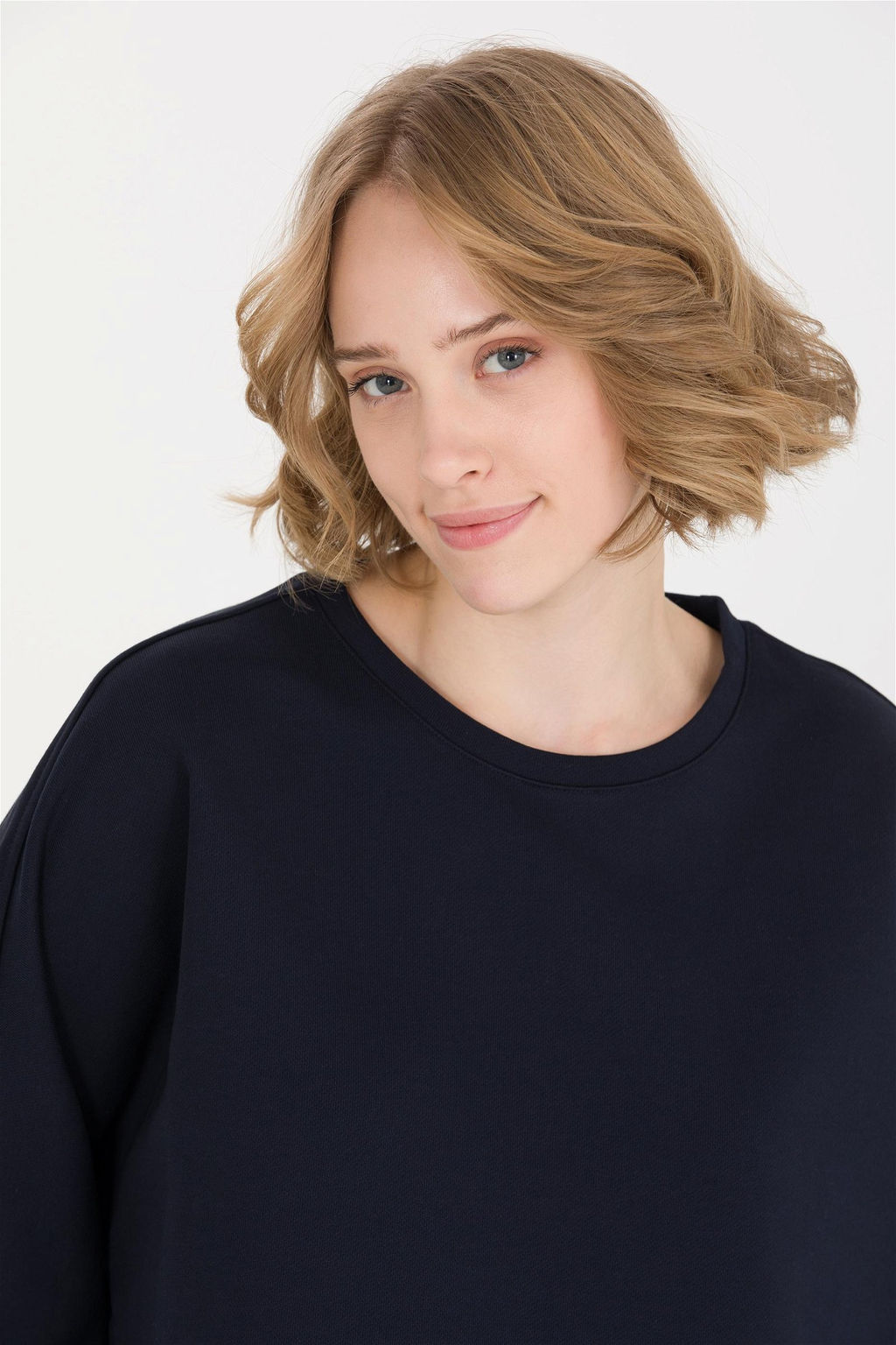 U. S. Polo Assn Женский темно-синий свитшот с круглым вырезом - U.s. polo assn фото 8