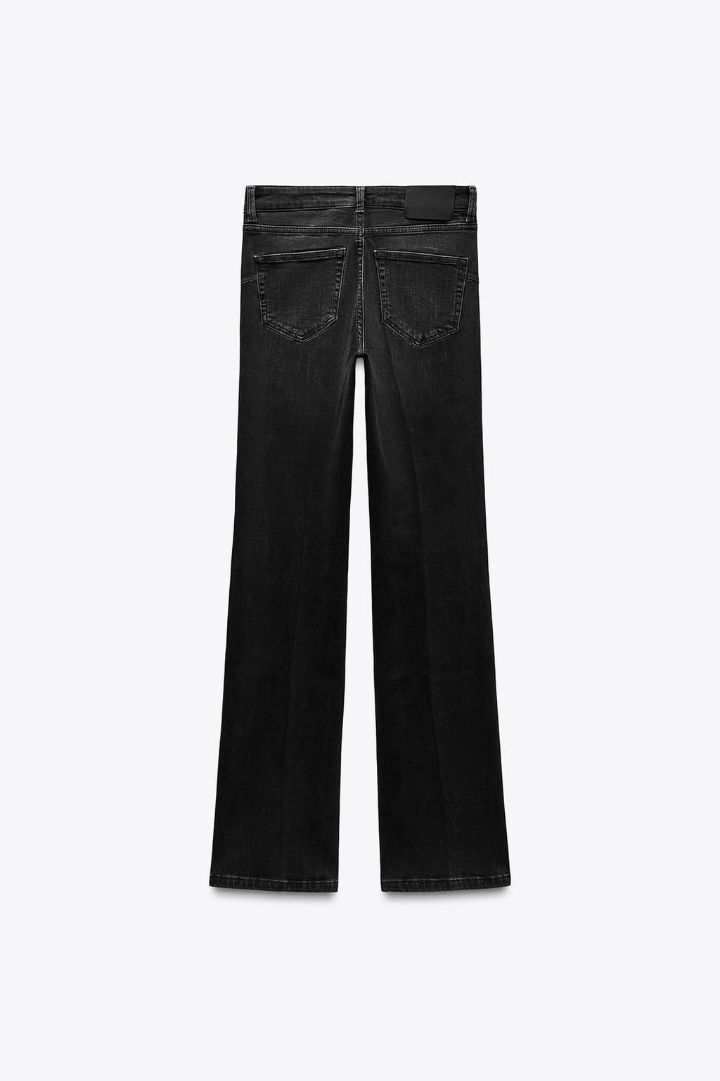 ZW COLLECTION BOOTCUT MID-WAIST CONTOUR JEANS - Zara фото 6