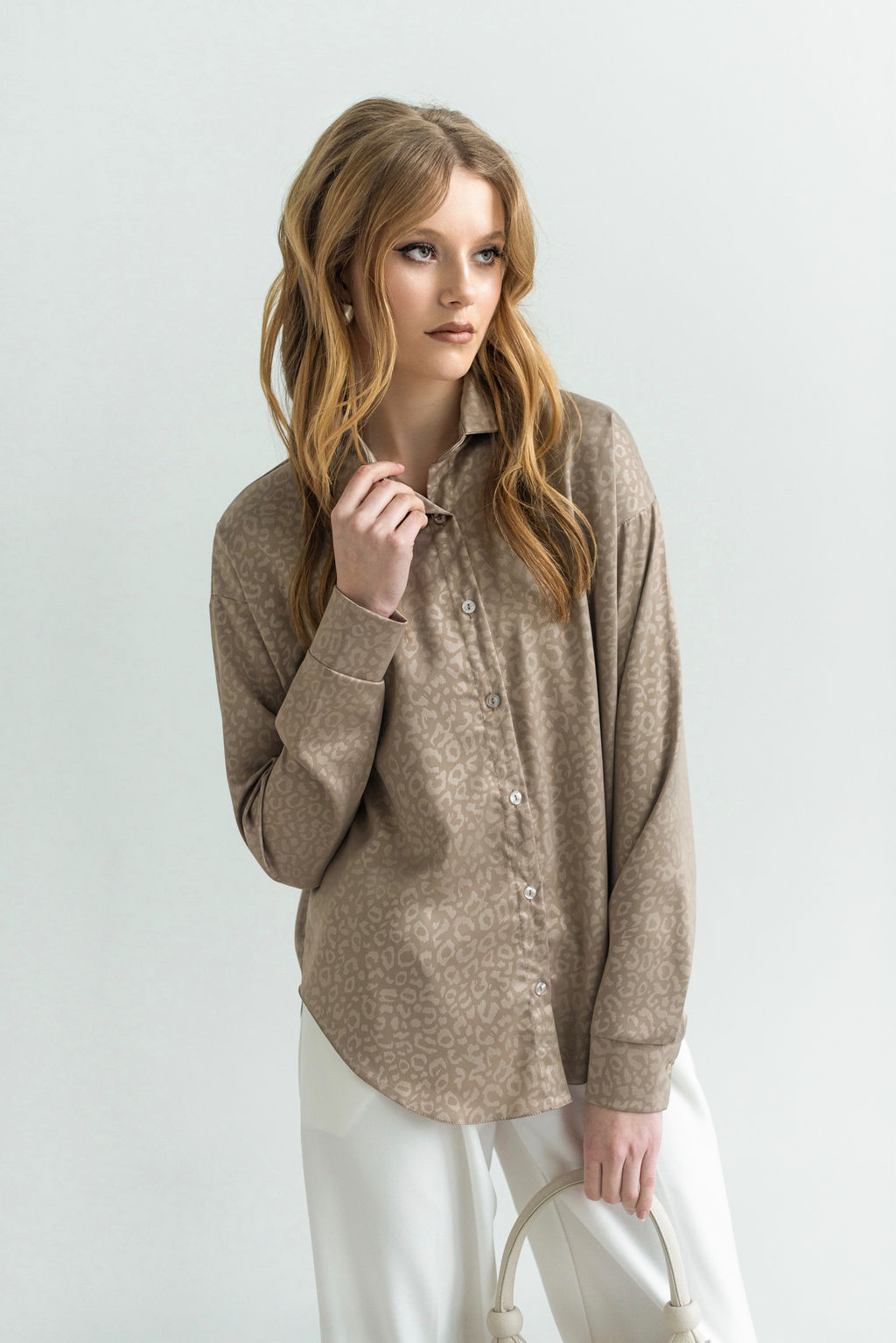 Блузка Мануэла (капучино)* - Nadi bordo фото 2
