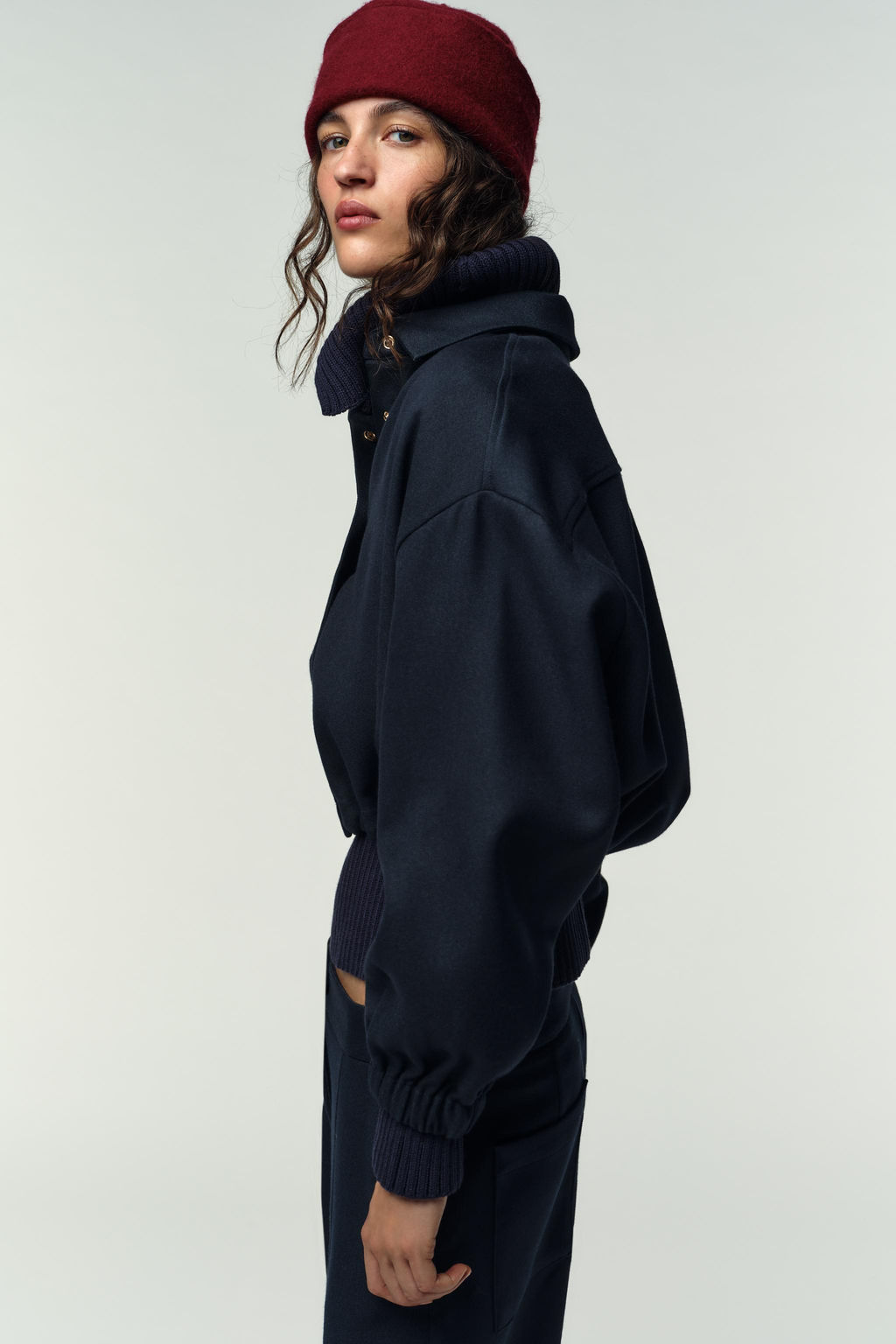 SHORT BALLOON BOMBER JACKET - Zara фото 5