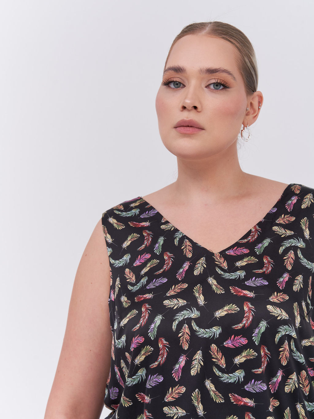 Топ шелковый MT10237FEA01 - Артесса фото 3