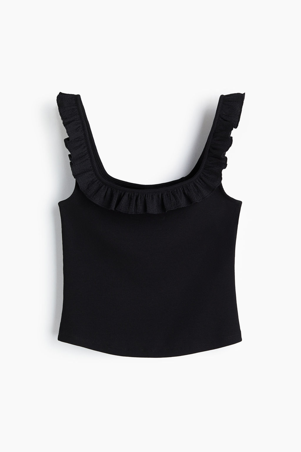 Top con ribete de volantes - H&m фото 3