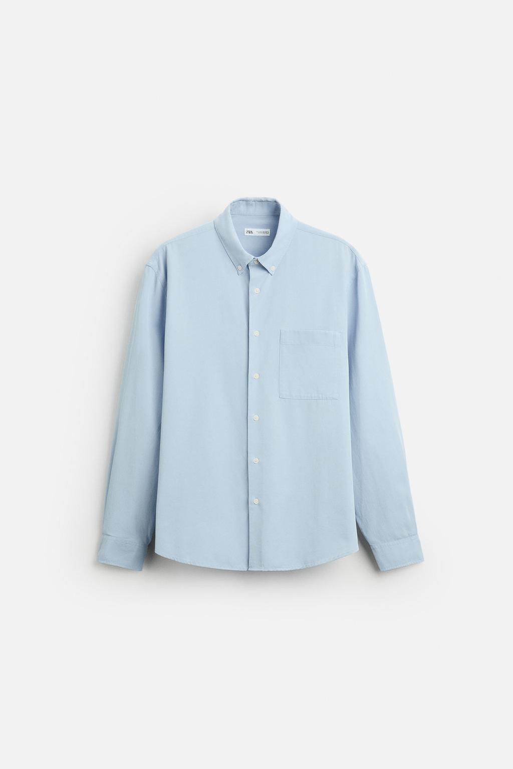 LYOCELL - COTTON SHIRT - Zara фото 7