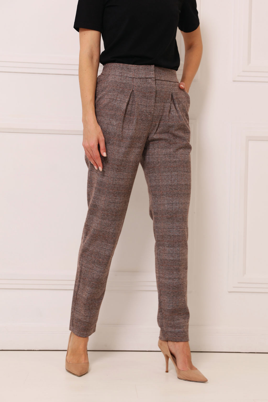 Брюки из костюмного трикотажа - Looklikecat фото 6