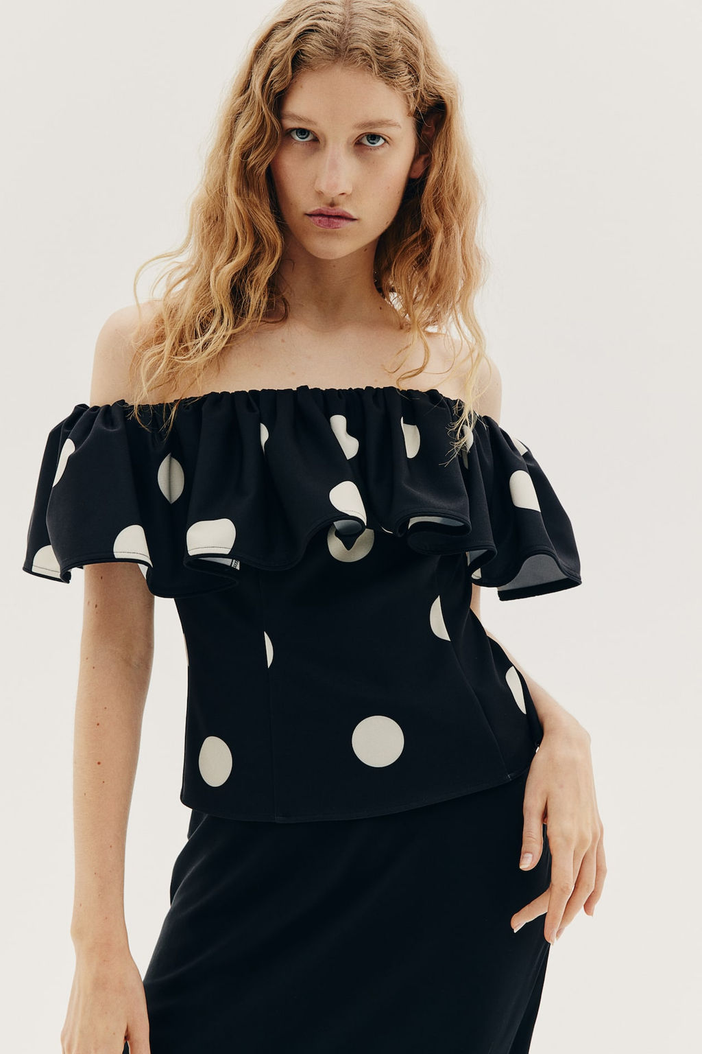 Top off-the-shoulder - H&m фото 3