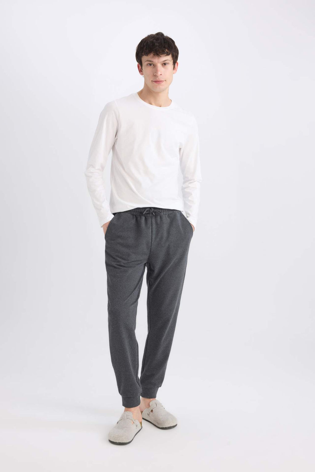 Regular Fit Cepli Beli Bagc?kl? Pijama Alt? - Defacto фото 5