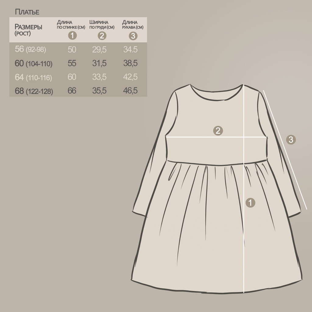 Платье кулирка 1715100102