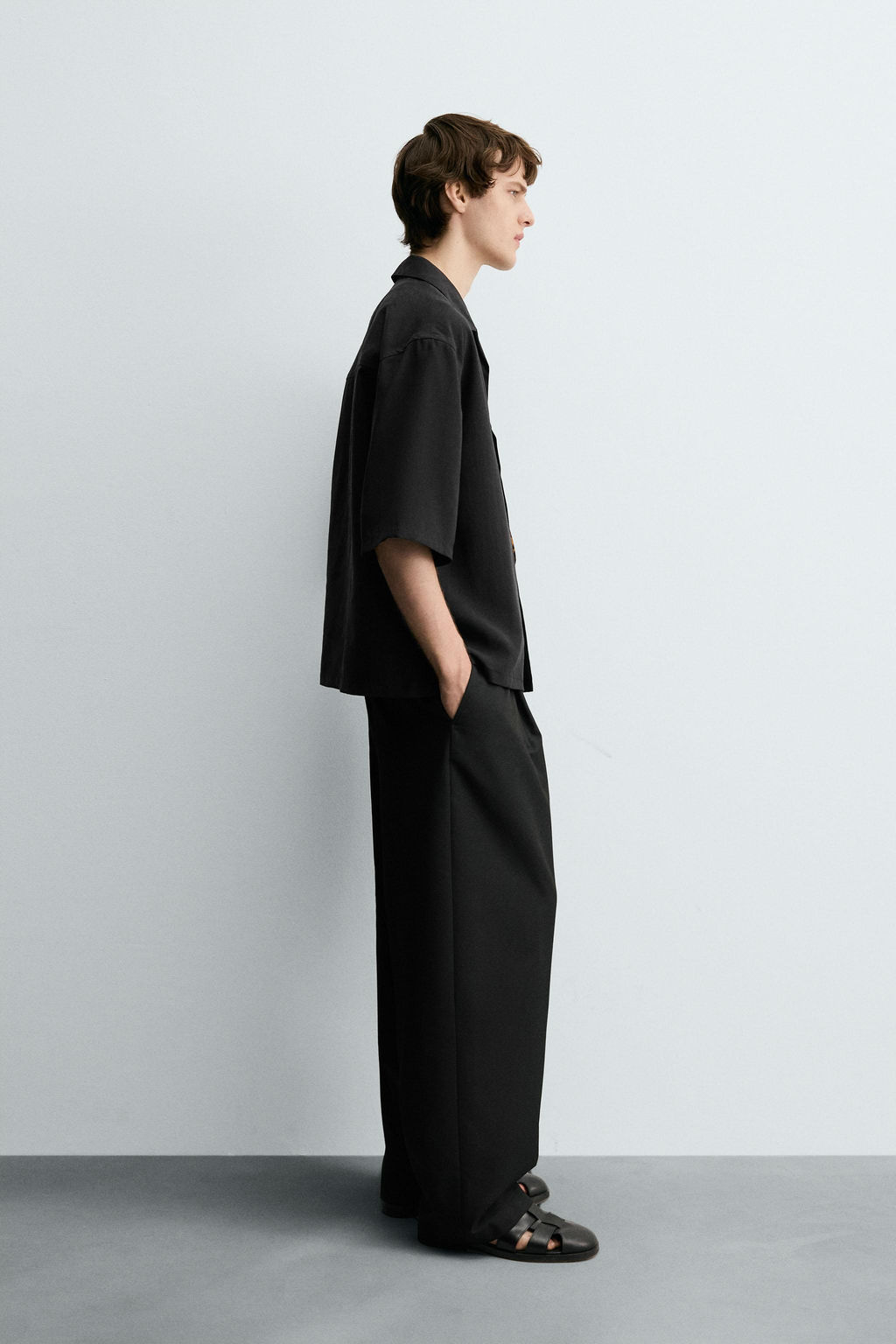 RELAXED FIT FLOWING SHIRT - Zara фото 4