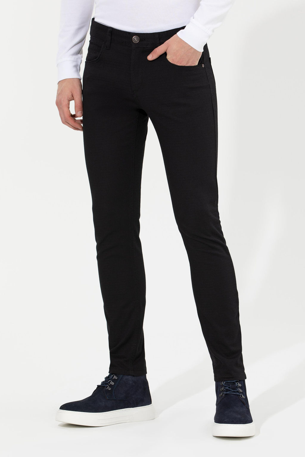 U. S. Polo Assn / Мужские черные брюки из плотной ткани - U.s. polo assn фото 16