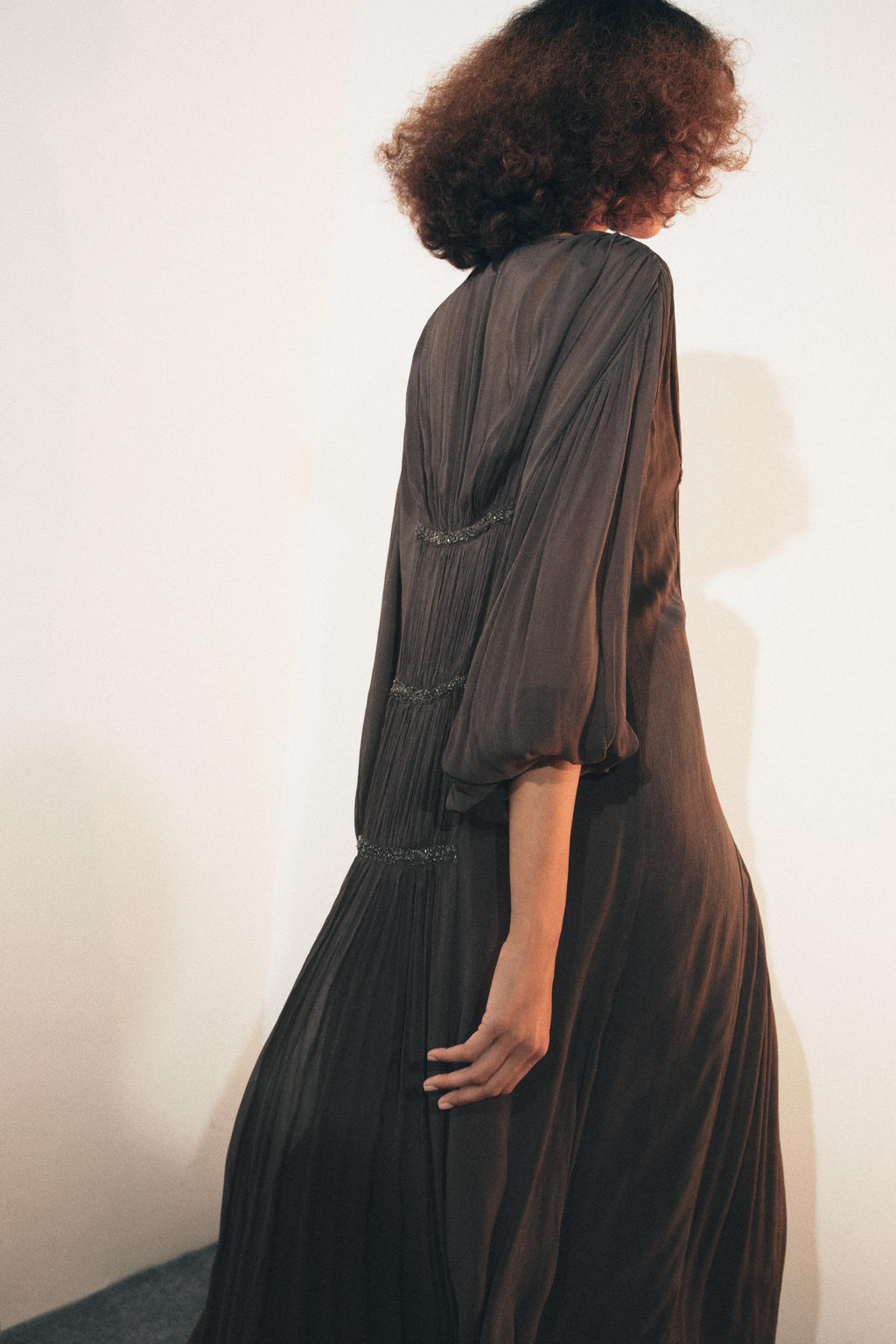 EMBROIDERED BEADED DRESS ZW COLLECTION - Zara фото 3