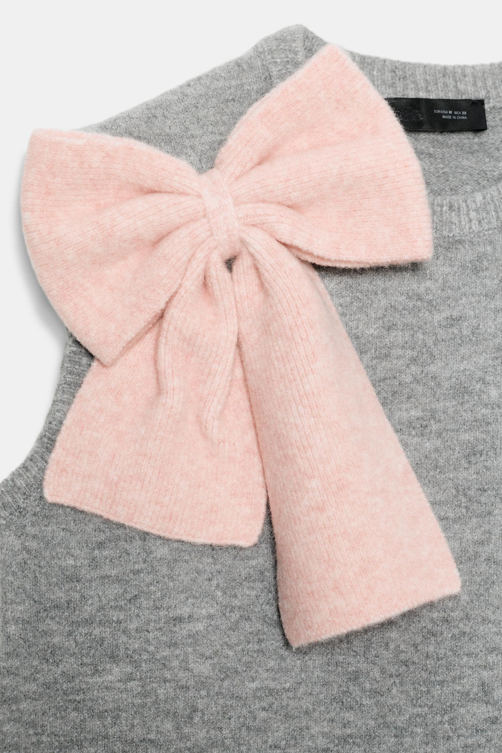 KNIT VEST TOP WITH BOW - Zara фото 5