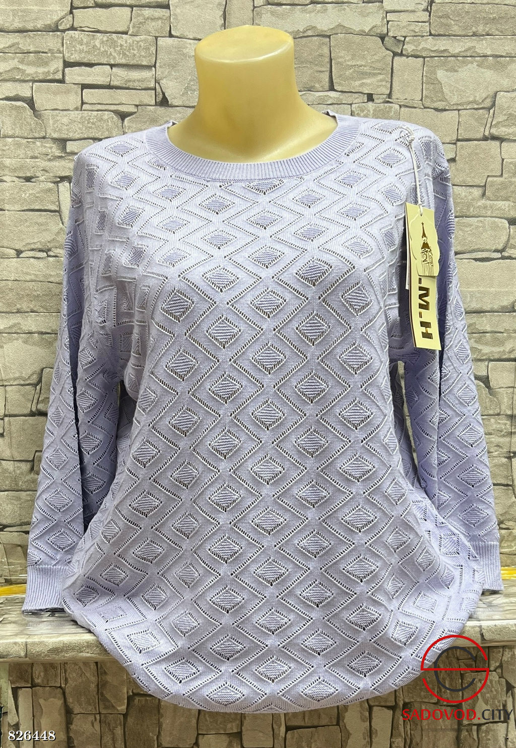 Свитер женский с 3/4 рукавом