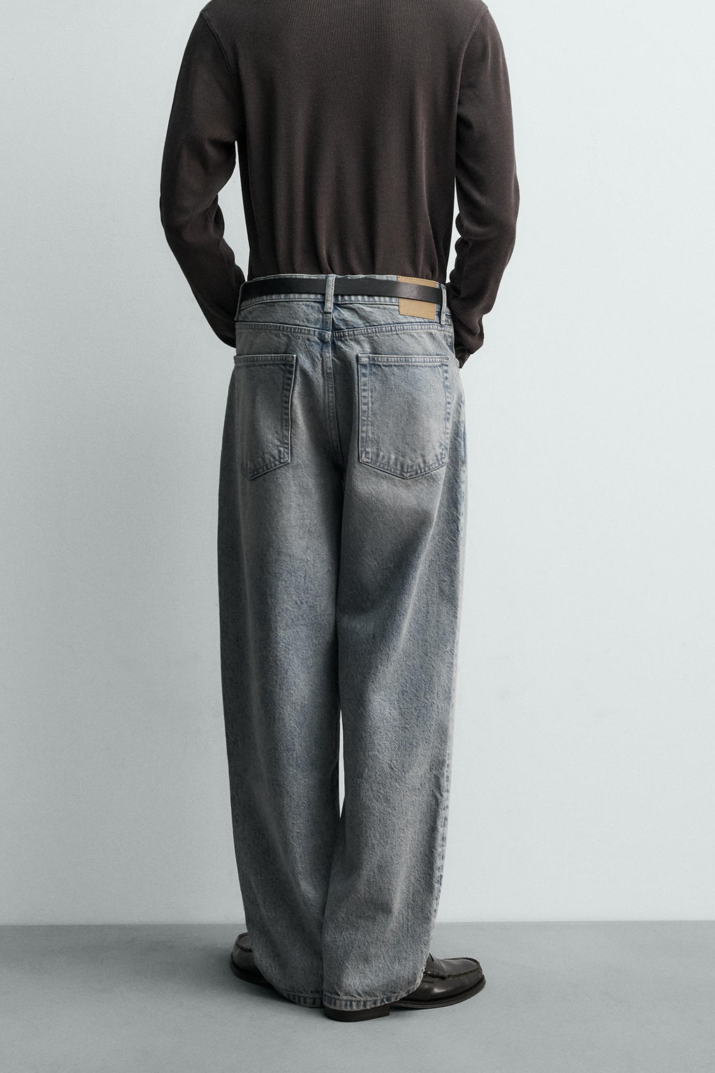 JEANS BAGGY FIT / Gris azul - Zara фото 3