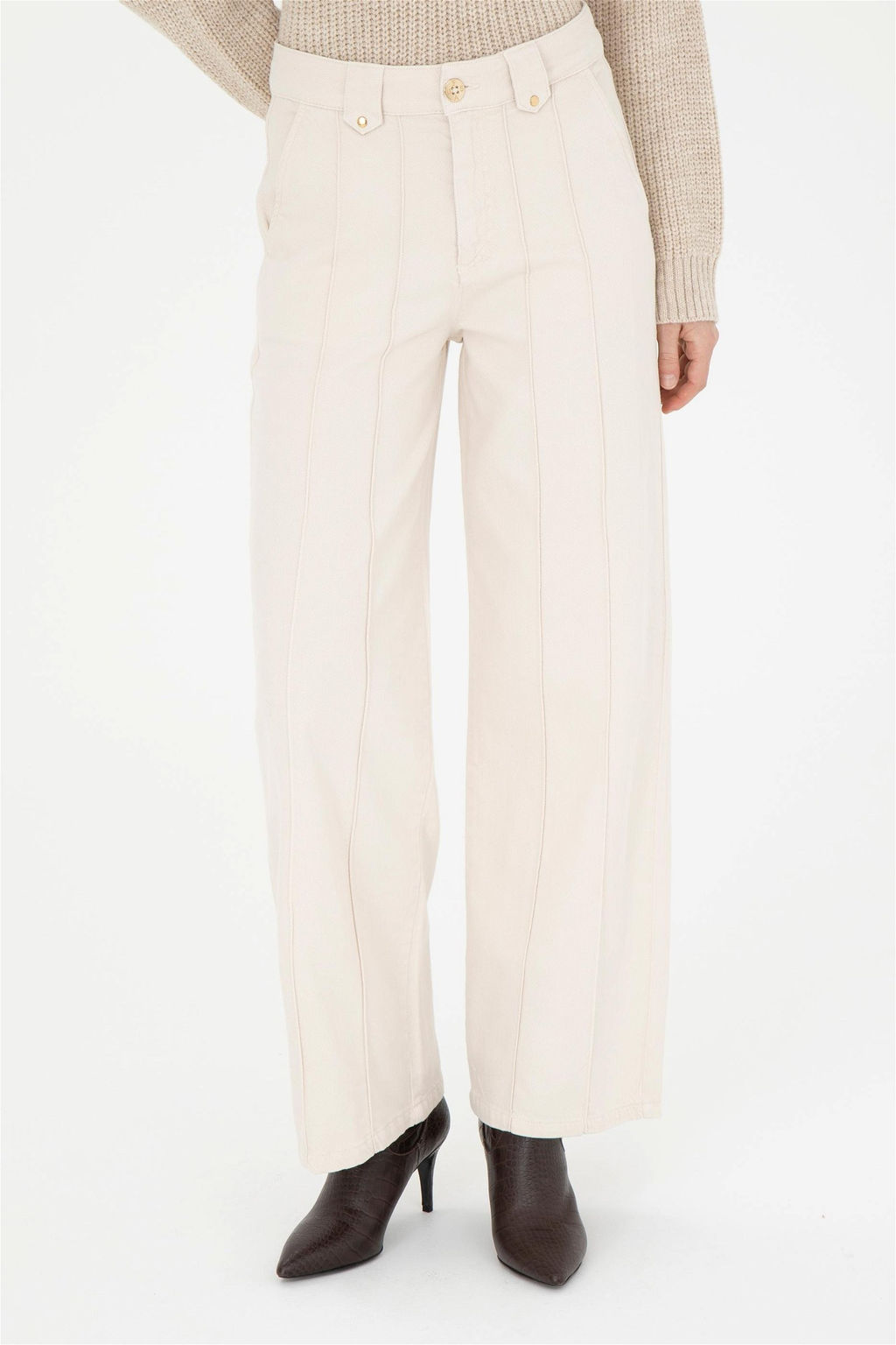 Женские джинсовые брюки с каменным узором - U.s. polo assn фото 2