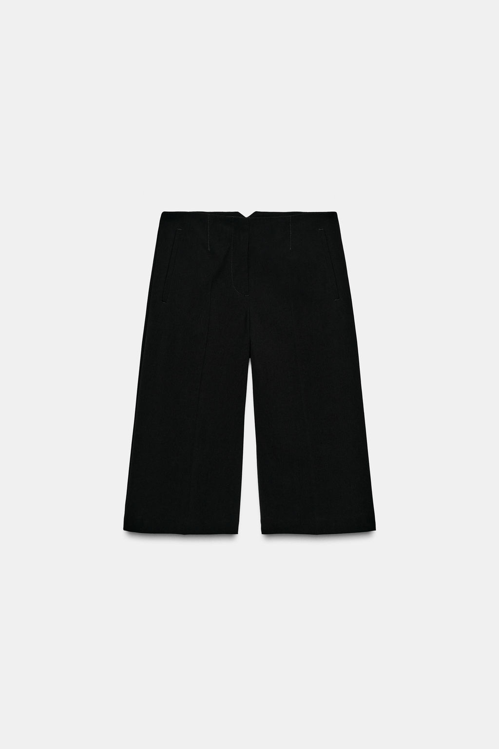 LONG HIGH-WAIST BERMUDA SHORTS - Zara фото 6